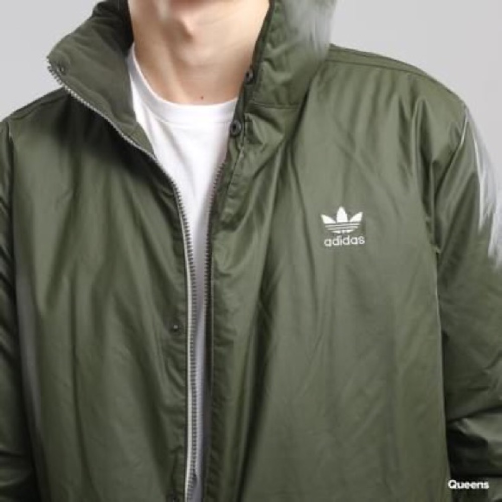 Adidas Long Fill Parka in Olive: TAG ON/NEVER WORN